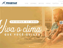 Tablet Screenshot of frigemar.com.br